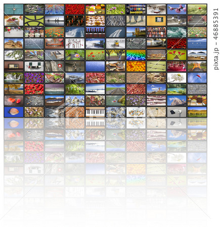 Big multimedia video and image walls Big multimedia video and image walls 46885391