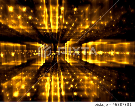Fractal perspective blur in modern style -  digitally generated  46887381