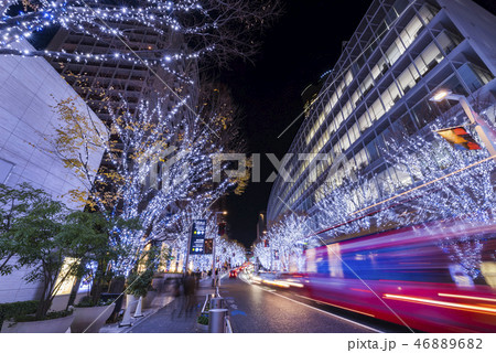 六本木けやき坂のクリスマスイルミネーション 六本木けやき坂のクリスマスイルミネーション 46889682