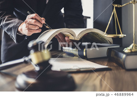 Judge gavel with Justice lawyers, Lawyer or Judge counselor work Judge gavel with Justice lawyers, Lawyer or Judge counselor work 46889964