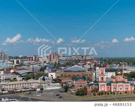 The city Barnaul view of the city and church 46893153