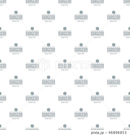 Surgeon pattern vector seamless 46896853