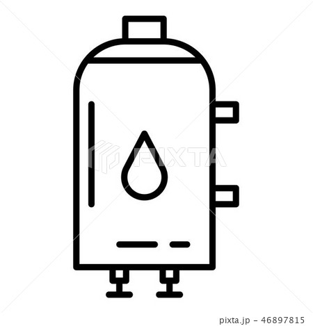 Water boiler icon, outline style Water boiler icon, outline style 46897815