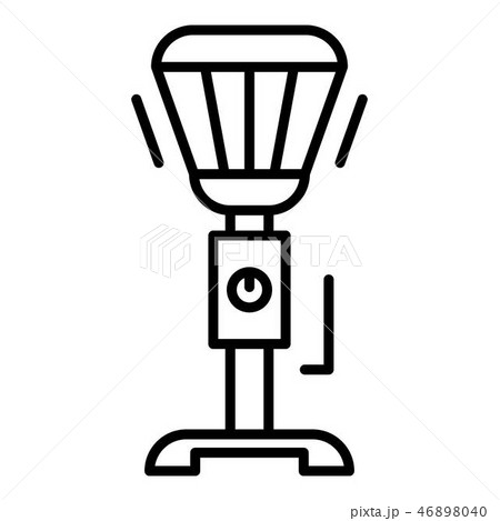 Stand heater icon, outline style 46898040