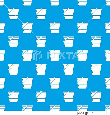 Bucket pattern vector seamless blue 46898567