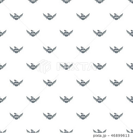 Wing apple pattern vector seamless 46899613