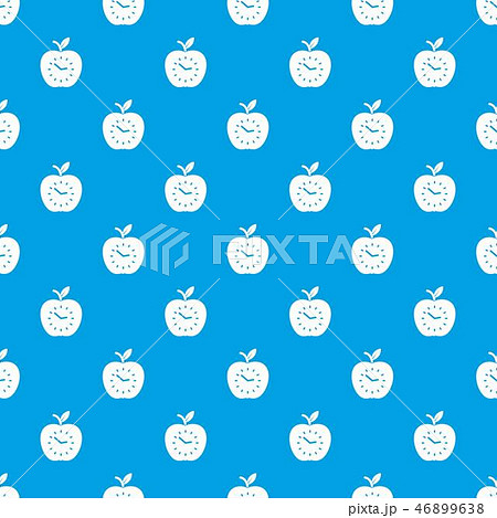 Time apple pattern vector seamless blue 46899638