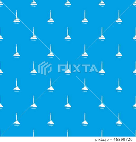 Plunger pattern vector seamless blue 46899726