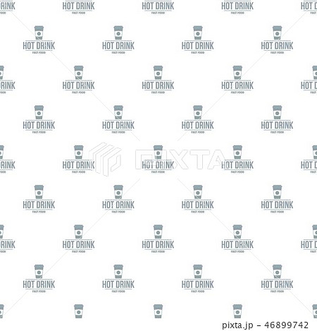 Hot drink pattern vector seamless Hot drink pattern vector seamless 46899742