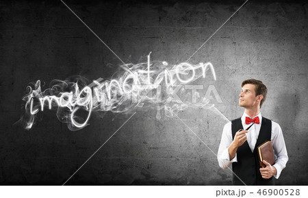 Conceptual image of young businessman. Conceptual image of young businessman. 46900528