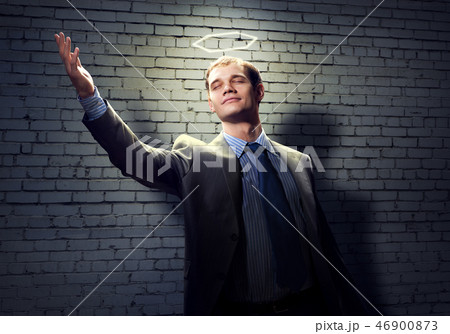 Saint businessman Saint businessman 46900873