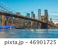 ニューヨーク　ブルックリンと摩天楼 46901725