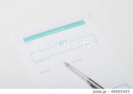 交換留学企画書とパスポート 交換留学企画書とパスポート 46905403