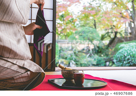 茶道　茶の湯 46907686