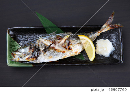 鯵の塩焼き 46907760