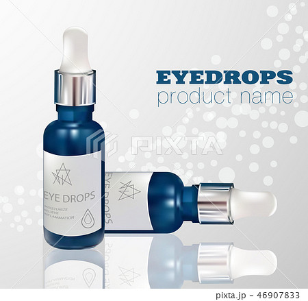Moisturizing serum for dry skin, on a white background, eyedropper with a drop, glare advertising Moisturizing serum for dry skin, on a white background, eyedropper with a drop, glare advertising 46907833
