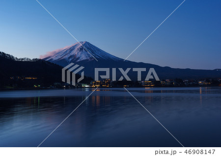 河口湖と富士山 河口湖と富士山 46908147