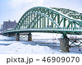 冬の旭橋 46909070