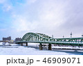 冬の旭橋 46909071