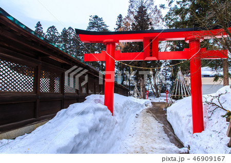 上杉神社 東北冬景色 【山形県米沢市】 上杉神社 東北冬景色 【山形県米沢市】 46909167