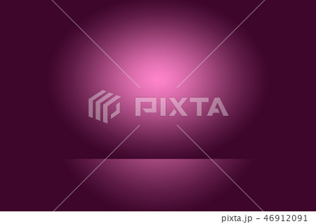 Studio Background Concept - Dark Gradient purple studio room background for product. 46912091