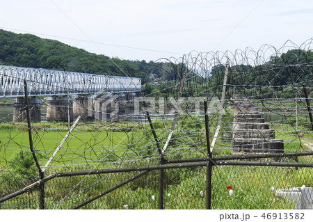臨津閣 分断 鉄道 46913582