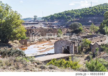 Remains of the old mines of Riotinto in Huelva 46916987
