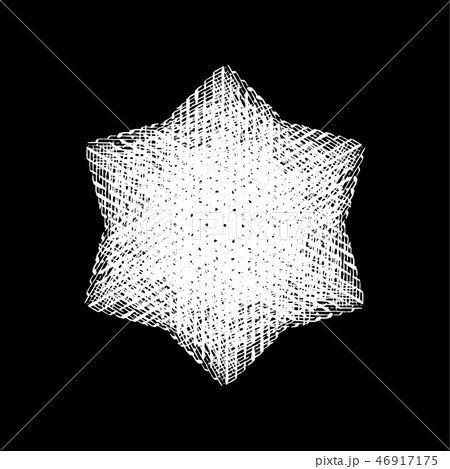 Grunge Snowflake Isolated Grunge Snowflake Isolated 46917175