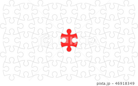 group of white jigsaws group of white jigsaws 46918349