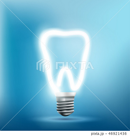 Implant human tooth as a light bulb. Implant human tooth as a light bulb. 46921436