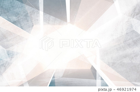 Digital background with bright concrete walls. 3d 46921974