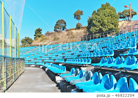 野球場 観客席の写真素材