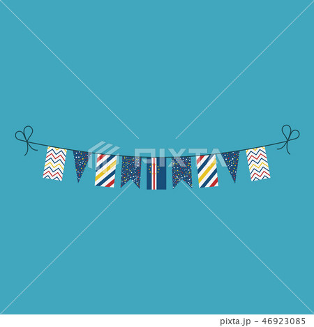 Decorations bunting flags Cape Verde national day 46923085