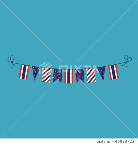 Decorations bunting flags of Thailand national day 46923722
