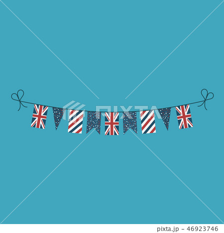 Decorations bunting flags of United Kingdom 46923746