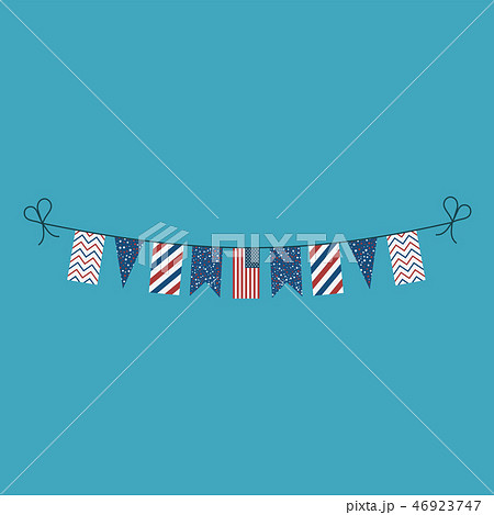 Decorations bunting flags of United States 46923747