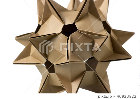 Close up on cardboard ornament Close up on cardboard ornament 46923822