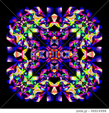 Art Abstract Design Vivid Color Mirror Pattern のイラスト素材 Art Abstract Design Vivid Color Mirror Pattern のイラスト素材