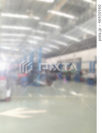 car repair service centre blurred background 46930560