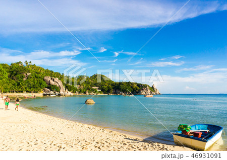Tropical white sand paradise sea beach Tropical white sand paradise sea beach 46931091