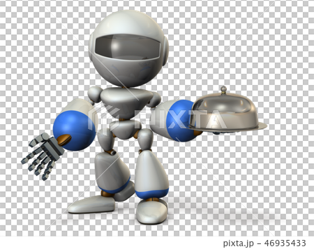 料理を提供する人口知能ロボット 46935433
