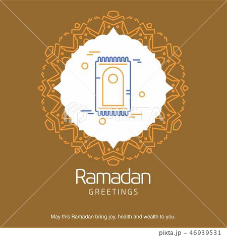 Ramadan Kareem Vector Background. calligraphy gree 46939531