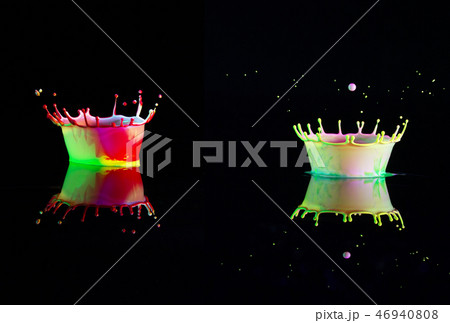 Collage Of Liquid Drop Art 46940808