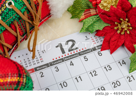 カレンダー 12月 イメージ クリスマス カレンダー 12月 イメージ クリスマス 46942008