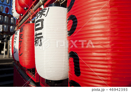 鎌倉 本覚寺 正月の提灯 鎌倉 本覚寺 正月の提灯 46942393