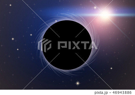 Background of Space with Black Hole 46943886