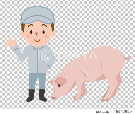 養豚業　豚 46943999