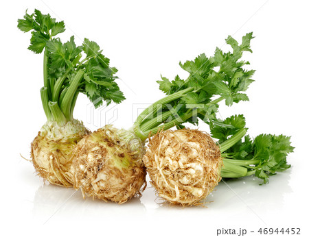 Fresh celery stalks and celeriac 46944452