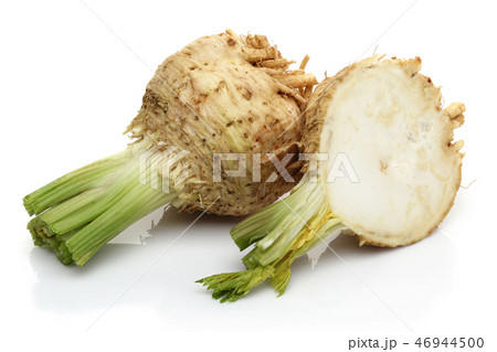 Fresh celery stalks and celeriac 46944500