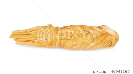 Smoked braided cheese Smoked braided cheese 46945166